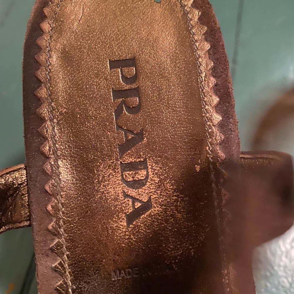 Prada platform sandal -brown - Picture 6 of 6